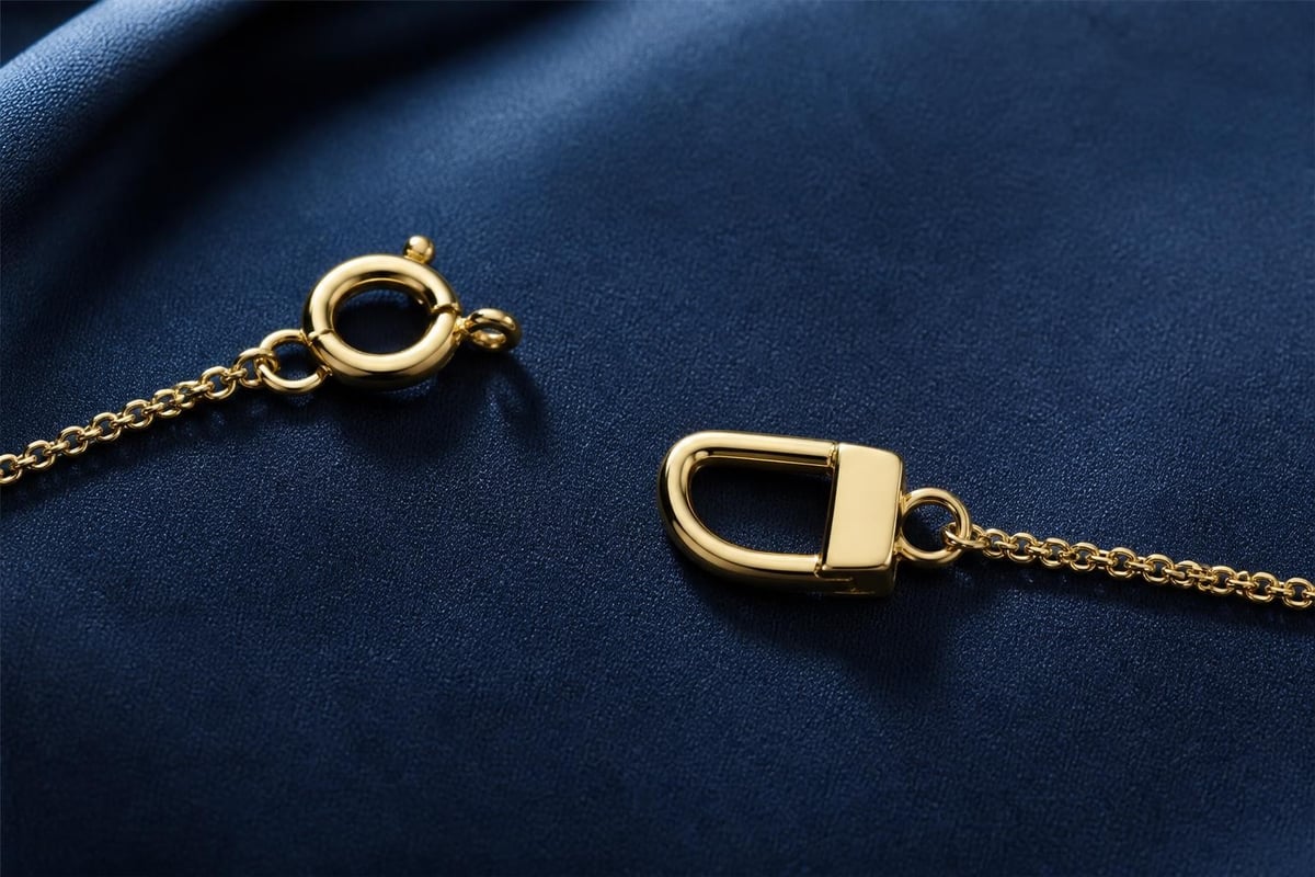 D-shaped bracelet component mechanics