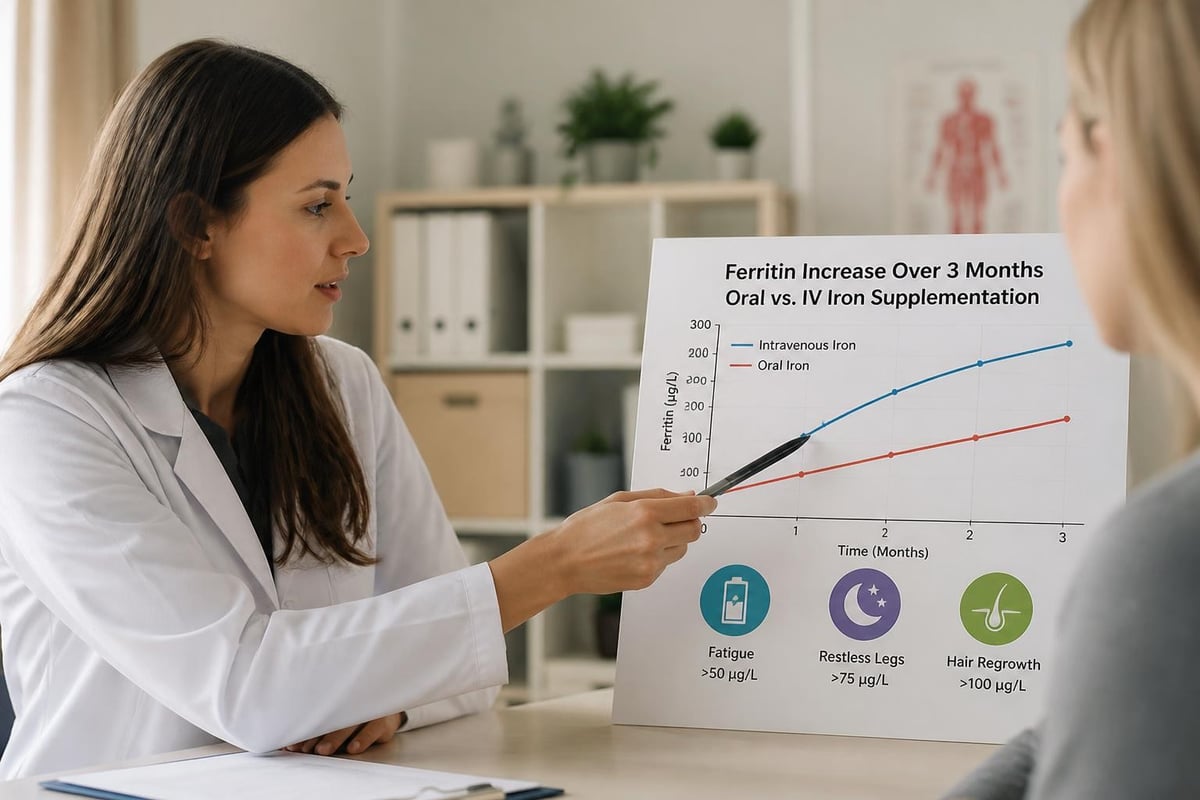 Ferritin repletion timeline