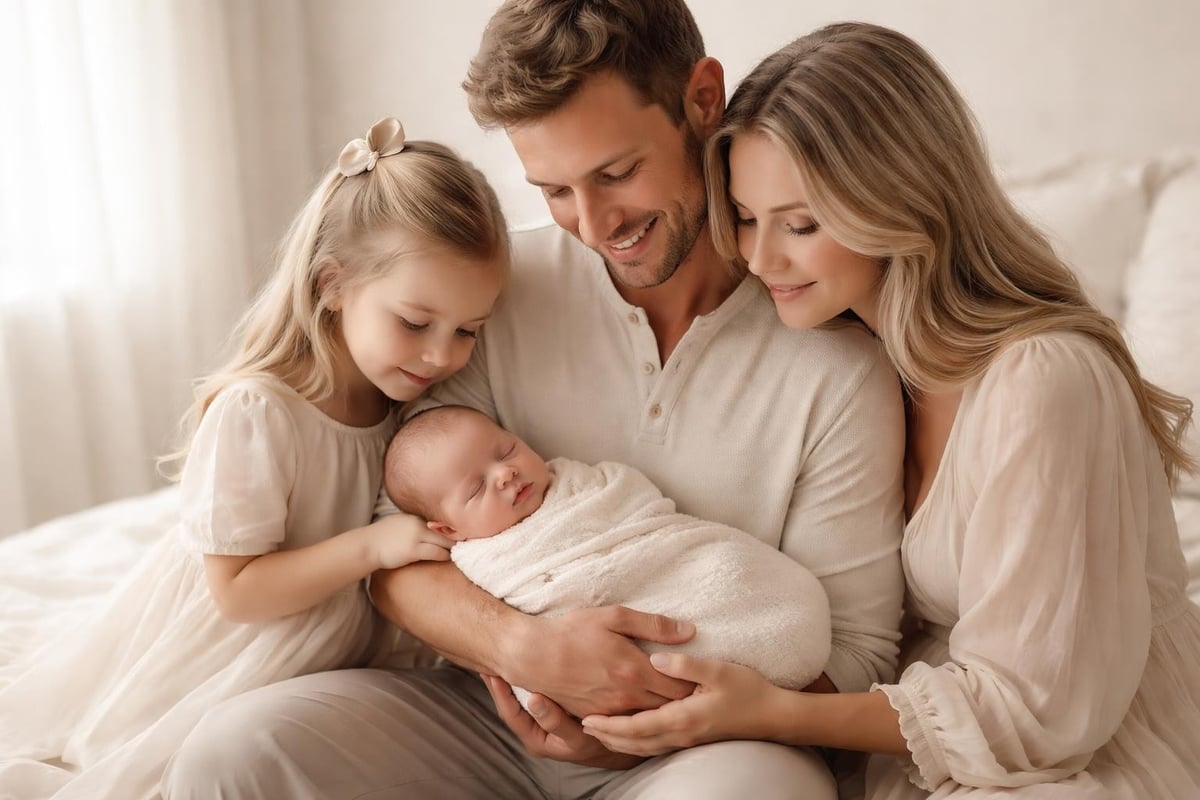 Newborn session outfit details