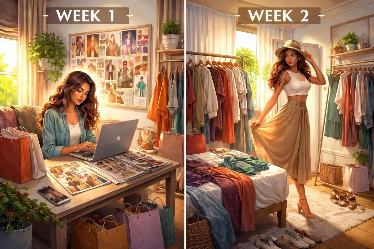 Photography outfit planning timeline