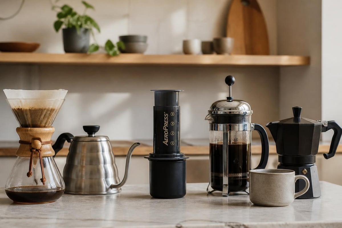 Coffee brewing tools comparison