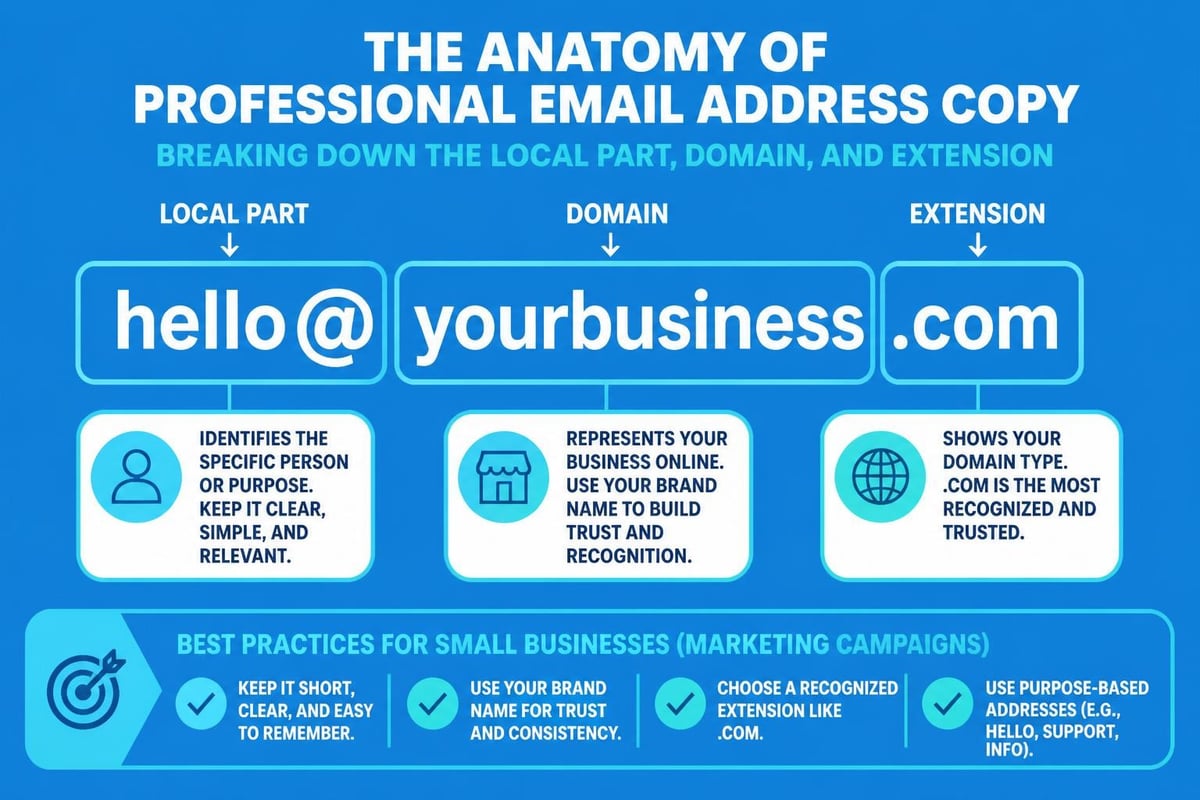 Email address components