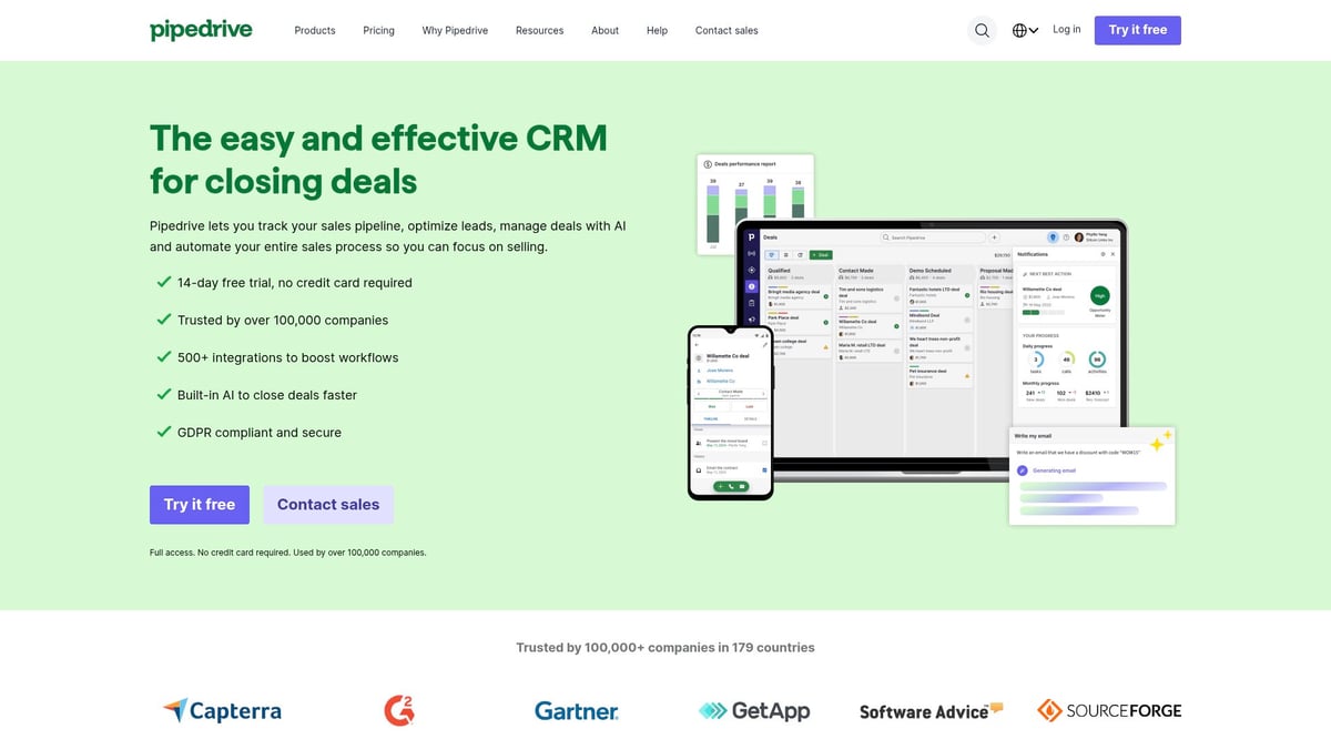 7 Soluzioni Innovative Di CRM Per Agenzie Digitali Nel 2025 7 7 Soluzioni Innovative Di CRM Per Agenzie Digitali Nel 2025 - Pipedrive