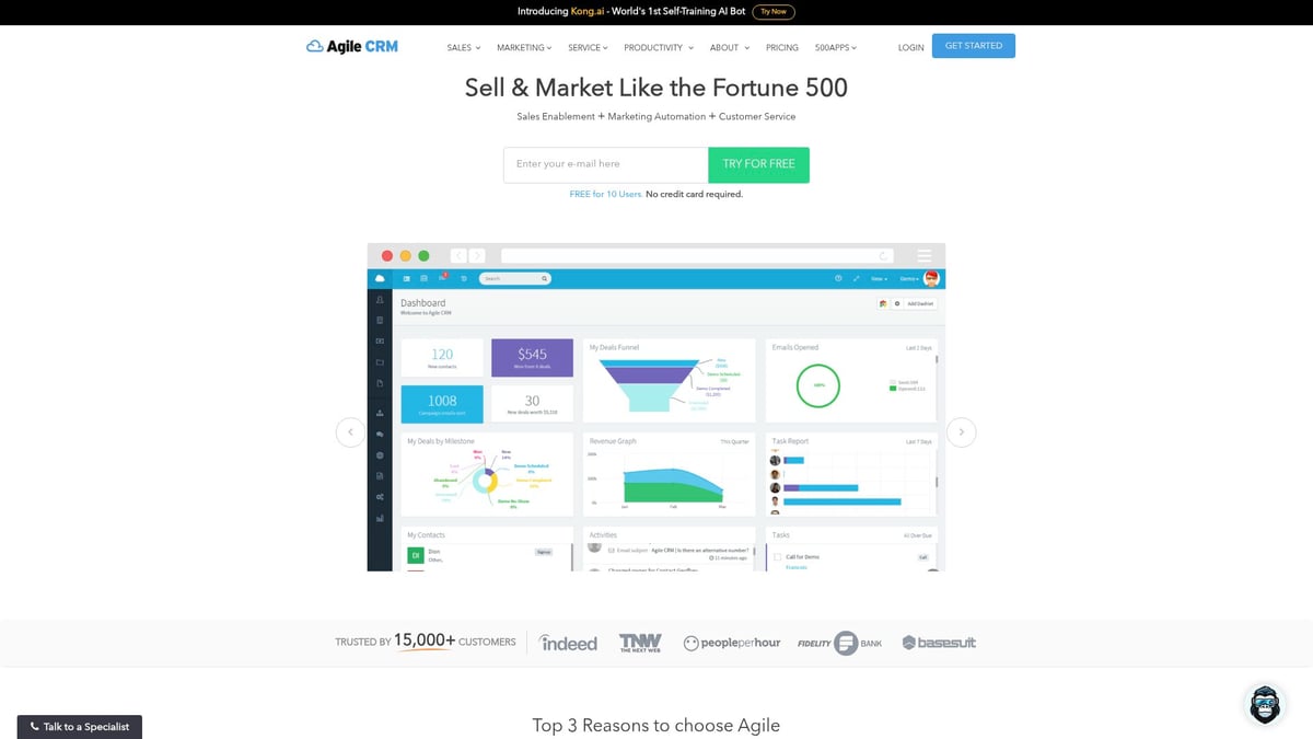 7 Soluzioni Innovative Di CRM Per Agenzie Digitali Nel 2025 10 7 Soluzioni Innovative Di CRM Per Agenzie Digitali Nel 2025 - Agile CRM
