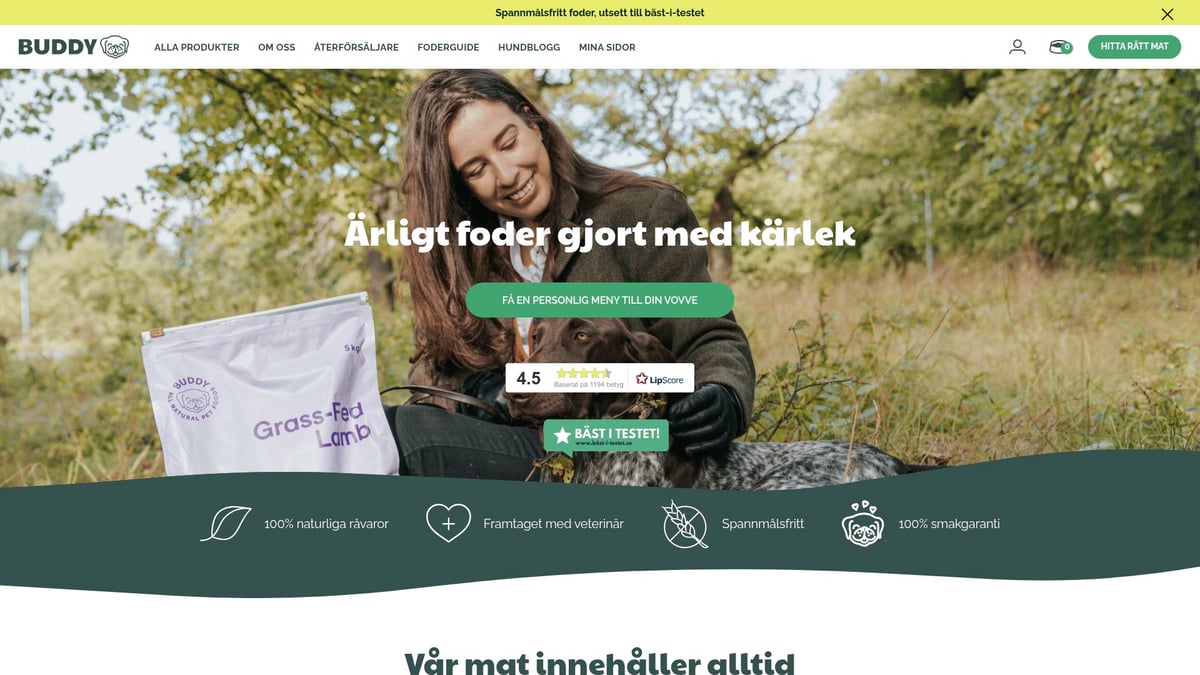 9 Best Healthy Puppy Treats for Happy and Healthy Puppies 2026 - Buddy Pet Foods Puppy Training Treats – Grain-Free & Swedish Made