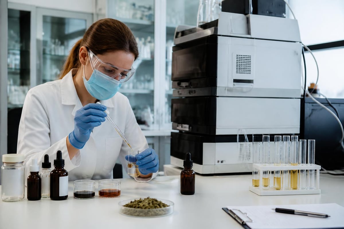 CBD testing process