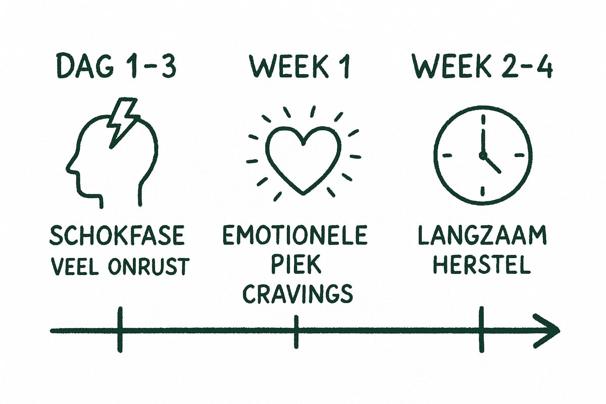 Wanneer is het het zwaarst? – De Tijdlijn van Stoppen met Roken