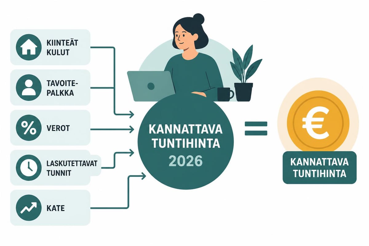Freelancer hinnoittelun rakenne