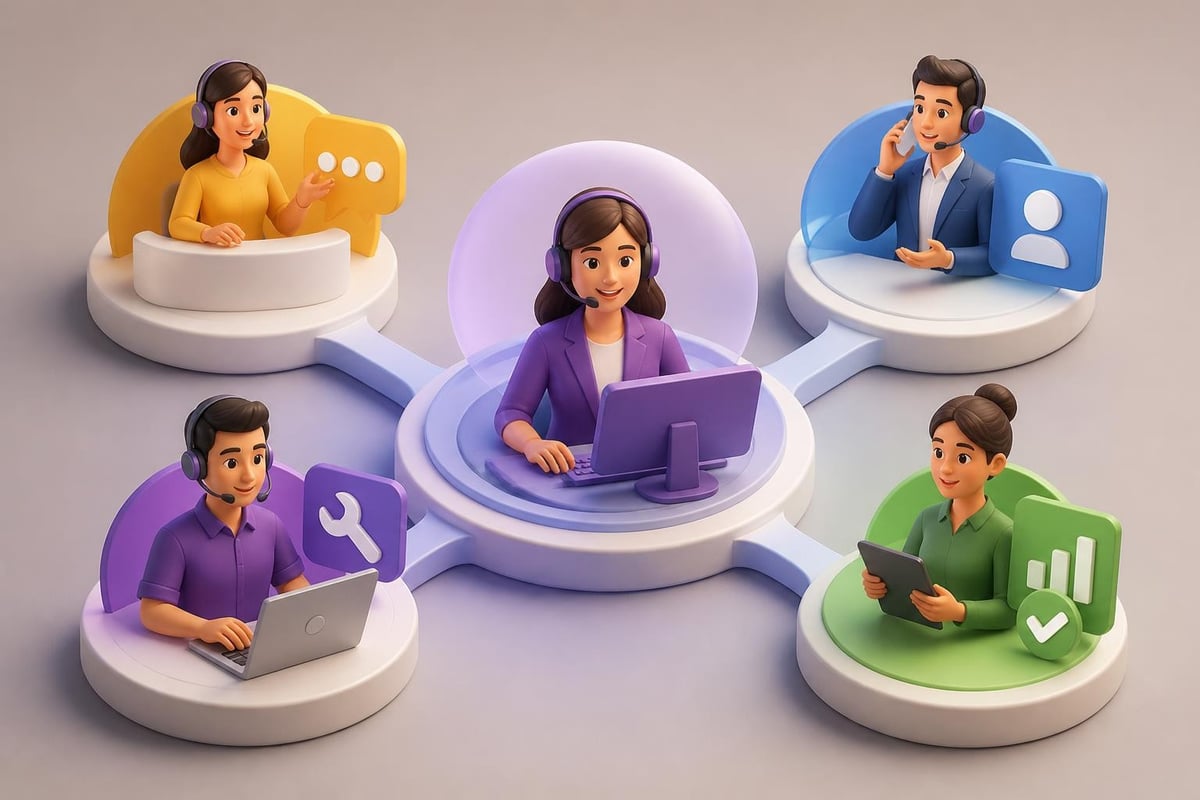 BPO contact center service delivery model