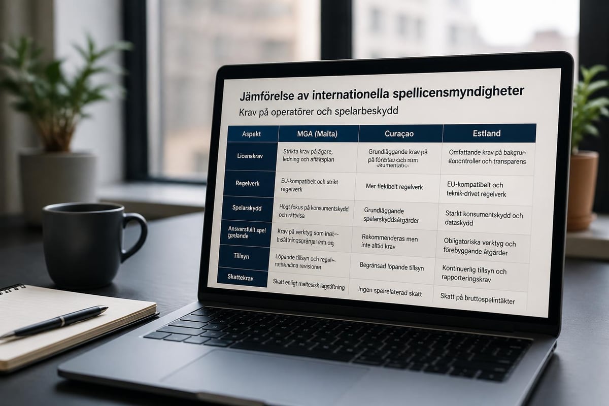 Casinon utan licens: Guide 2026 för svenska spelare 2 Internationella spellicenser