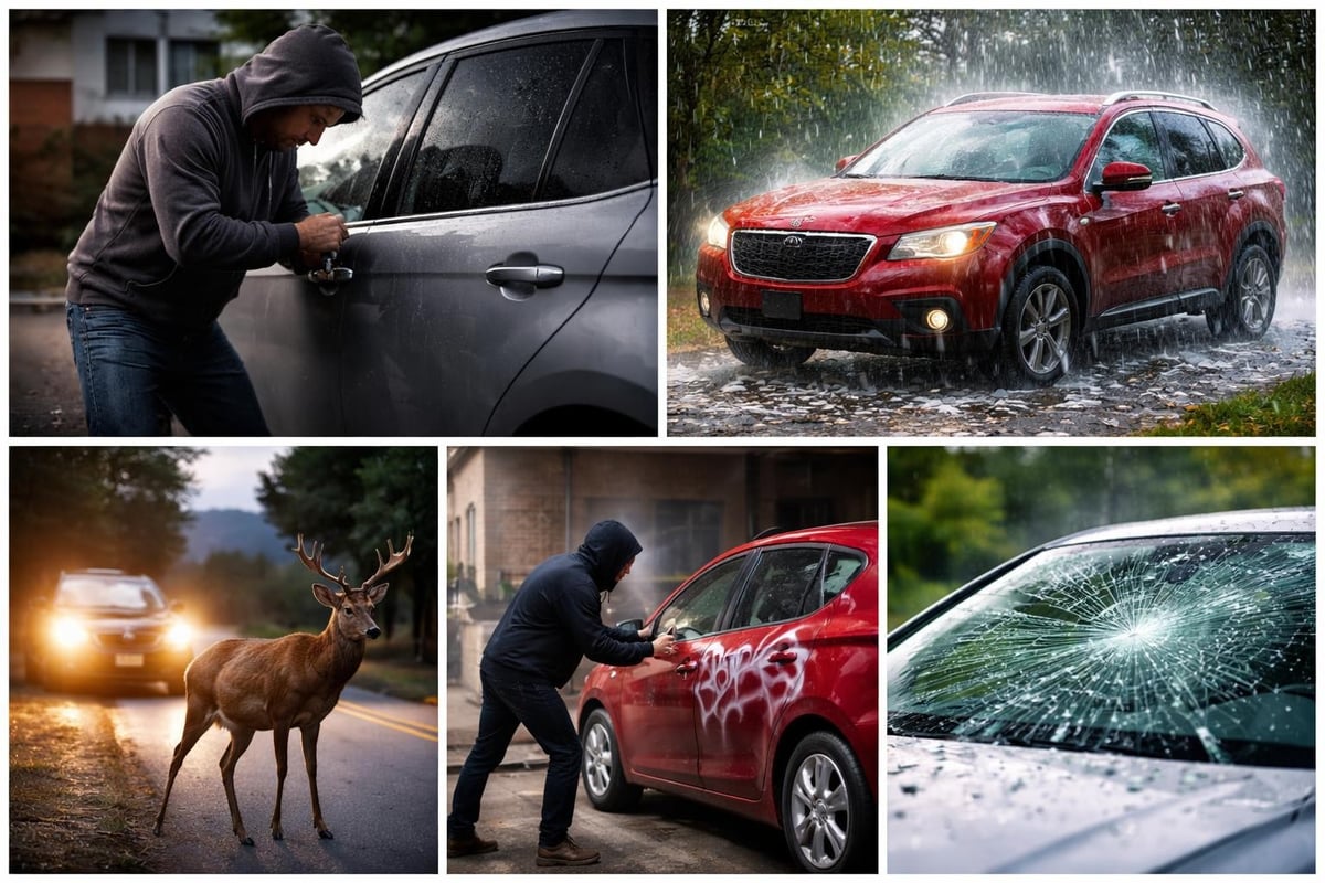 Comprehensive vehicle coverage scenarios