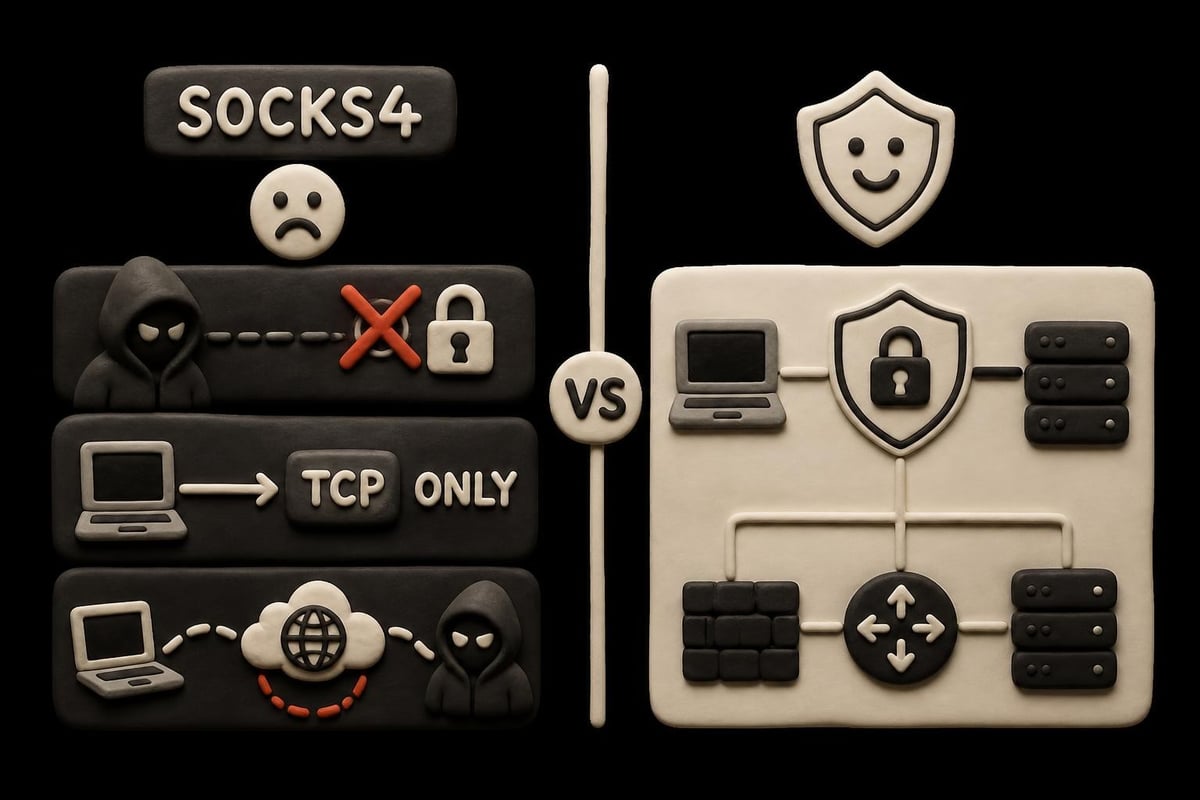 SOCKS4 security model