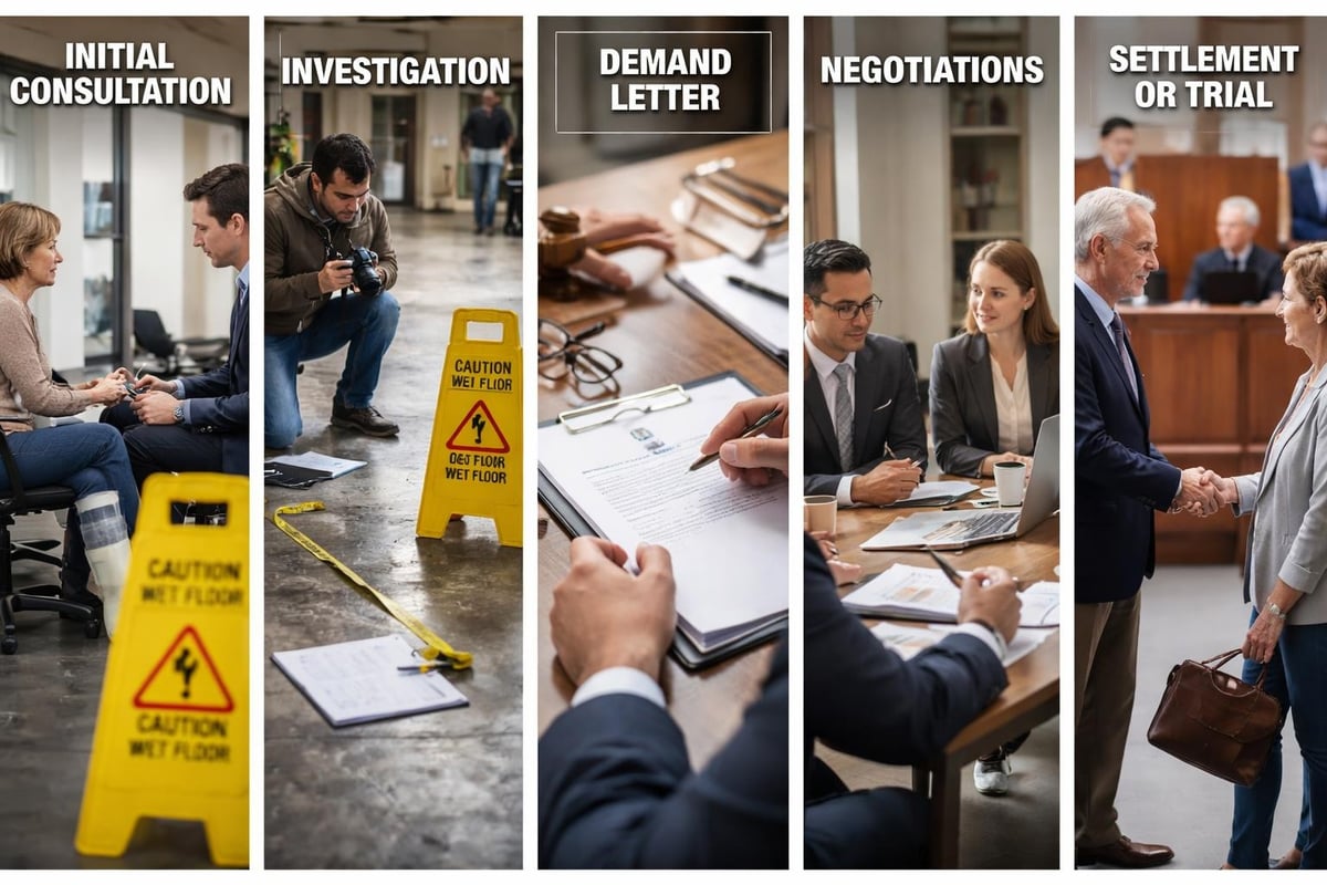 Slip fall claim timeline