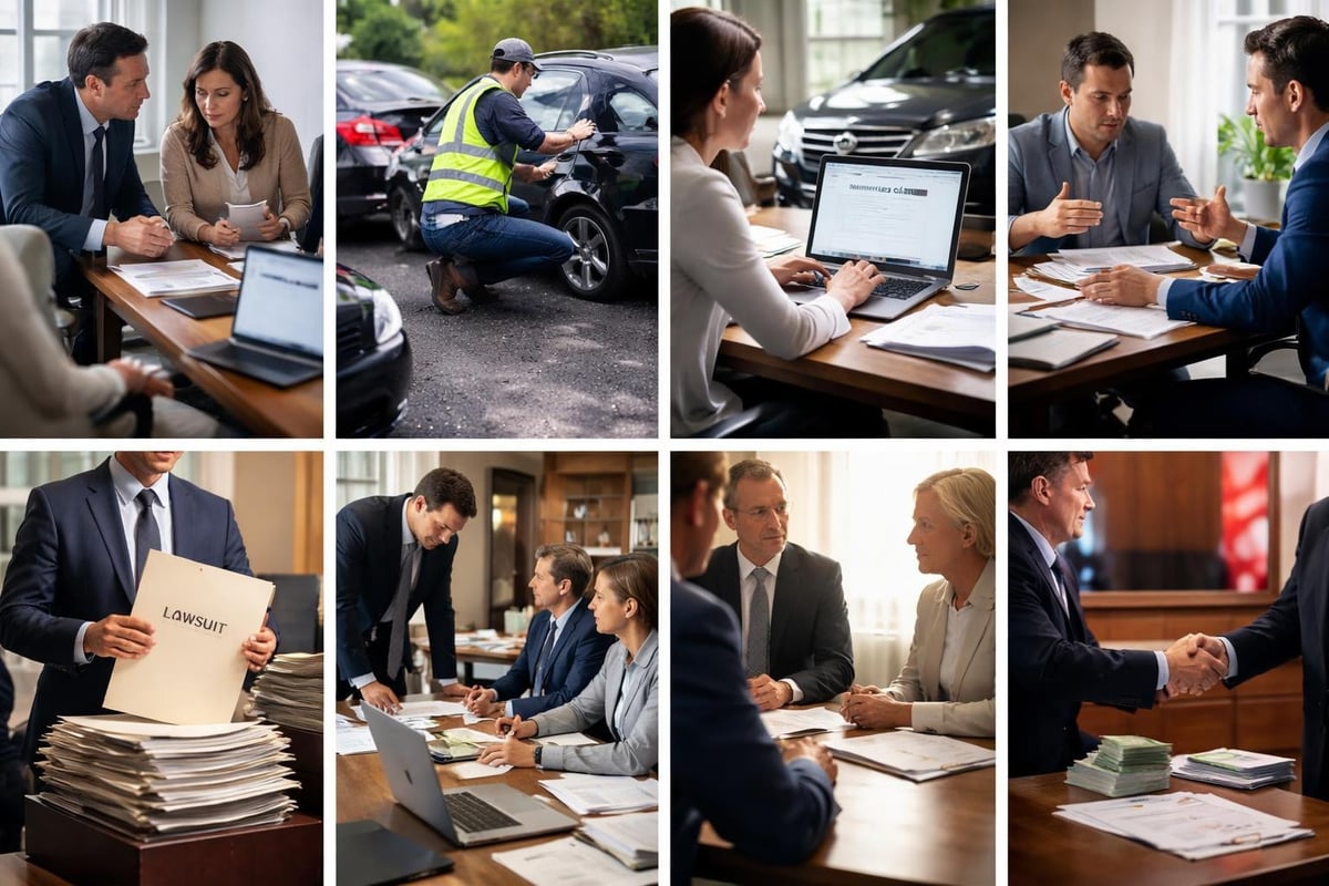 Settlement negotiation timeline