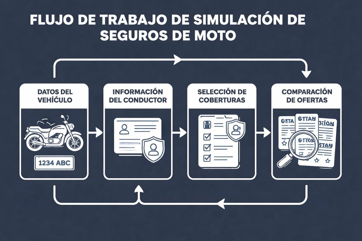Proceso de simulaci&oacute;n de seguros