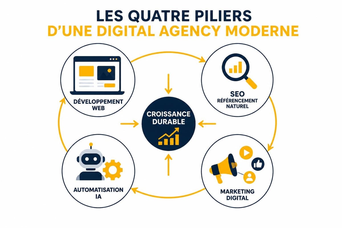 Piliers d'une digital adgency