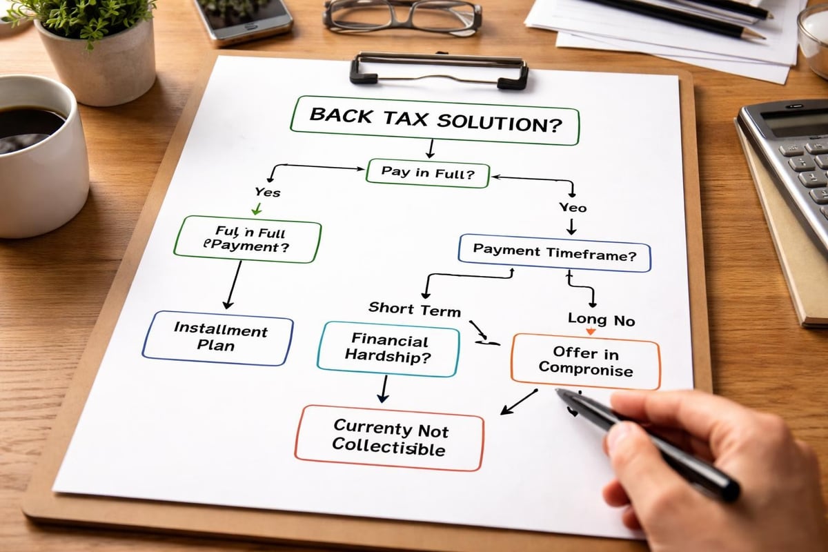 Tax relief options decision tree
