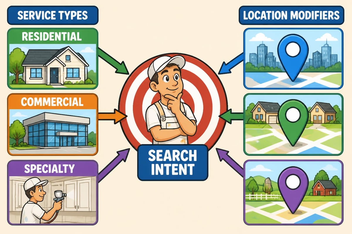 Keyword research strategy for painting contractors