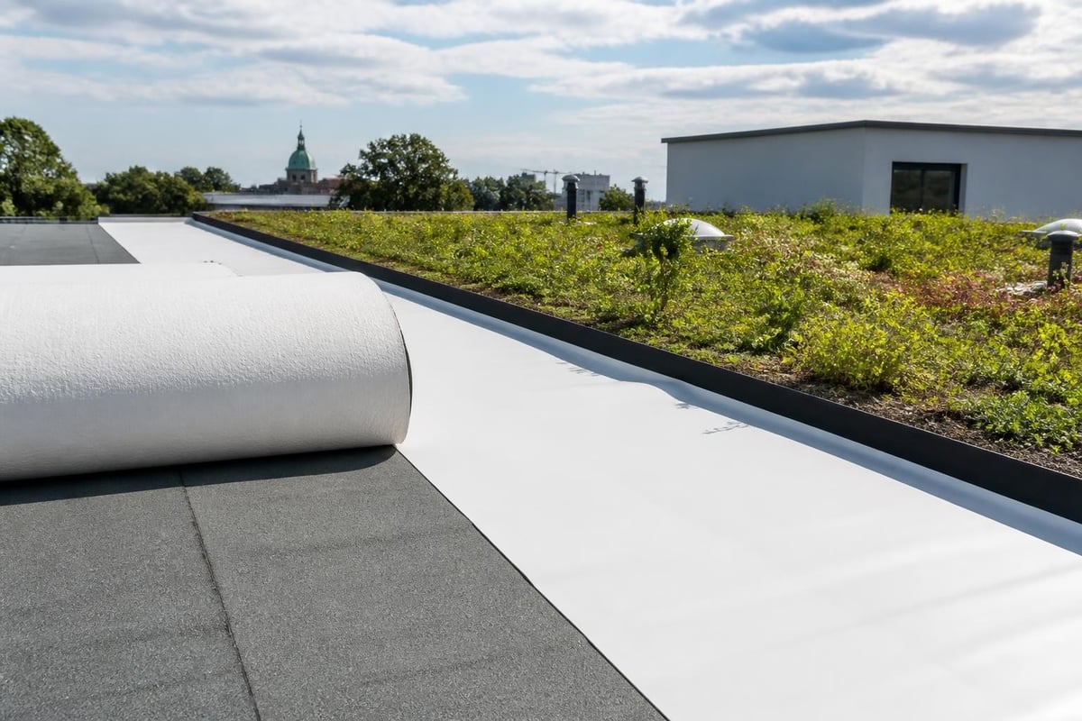 Flat roof energy systems