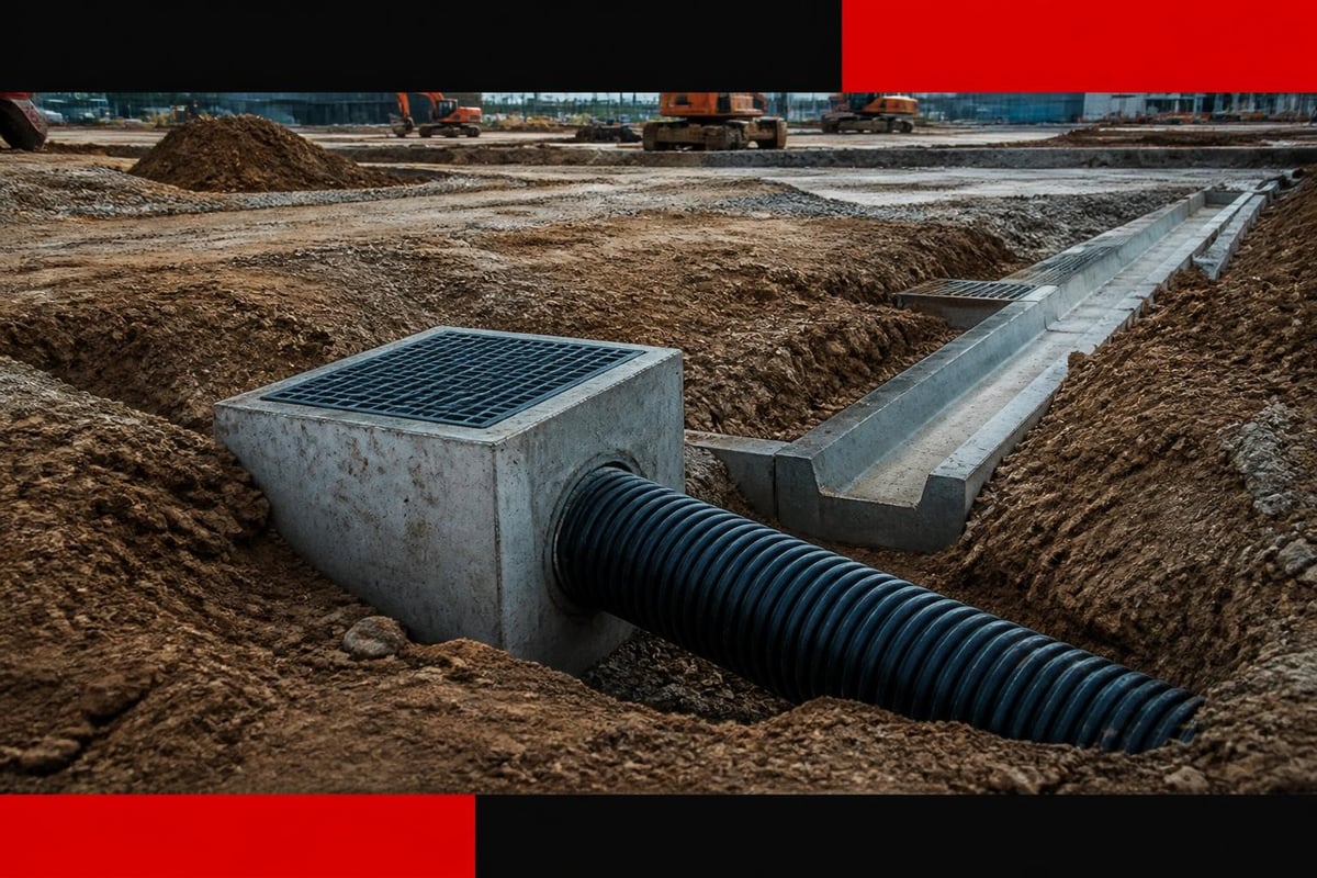 Drainage installation