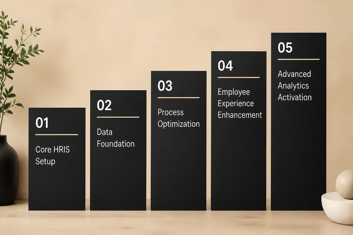 HR platform implementation phases