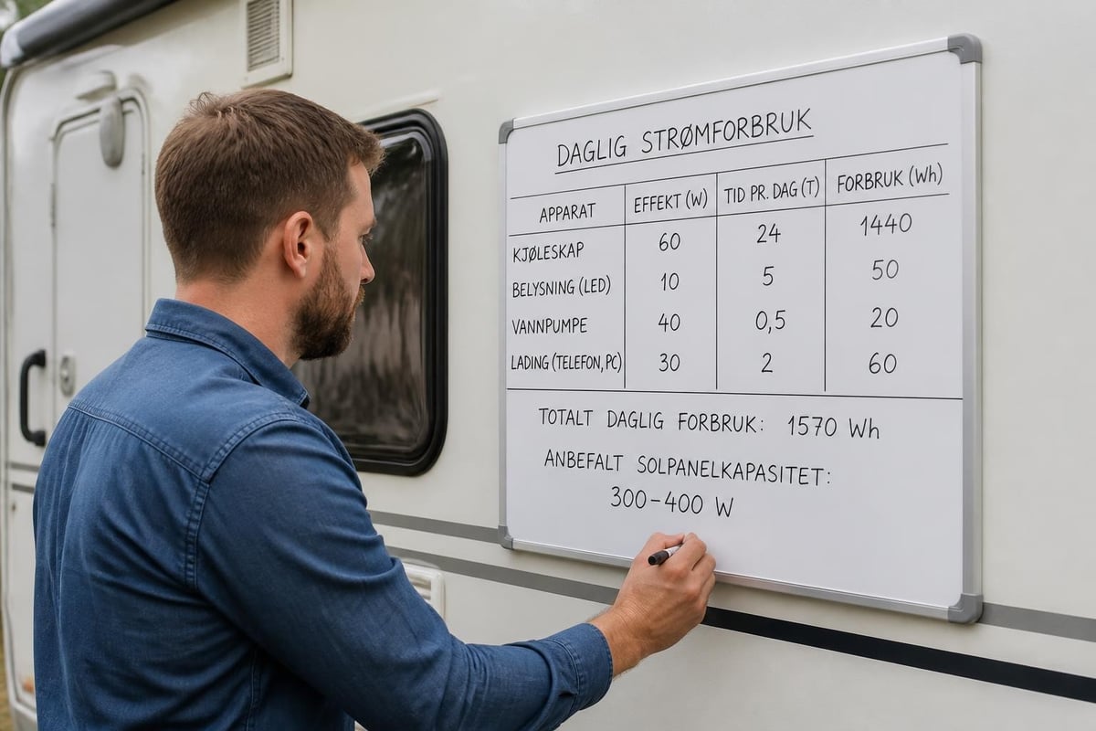 Strømforbruk campingvogn