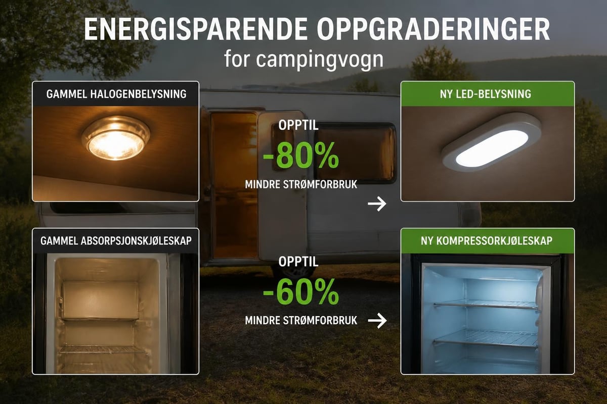 Energibesparende løsninger campingvogn