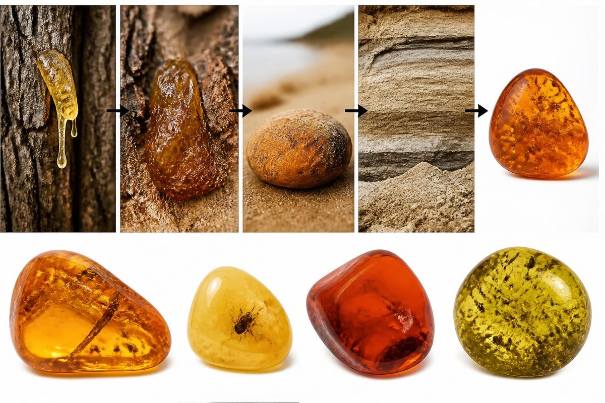 Amber formation timeline