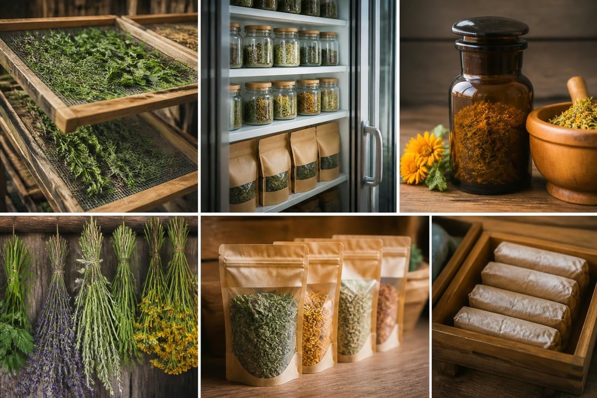 Preservation methods for herbs