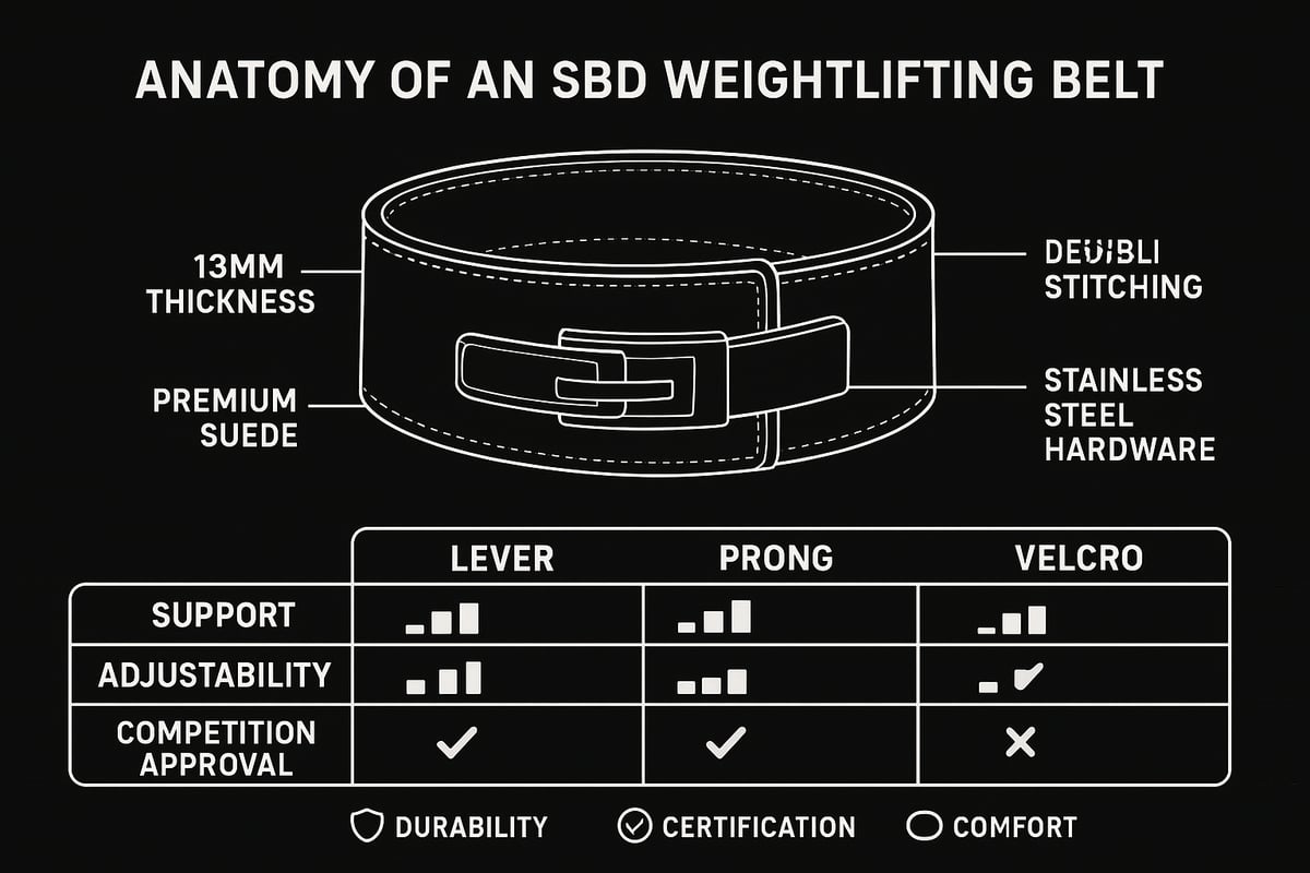 Understanding SBD Weightlifting Belts: Features & Benefits