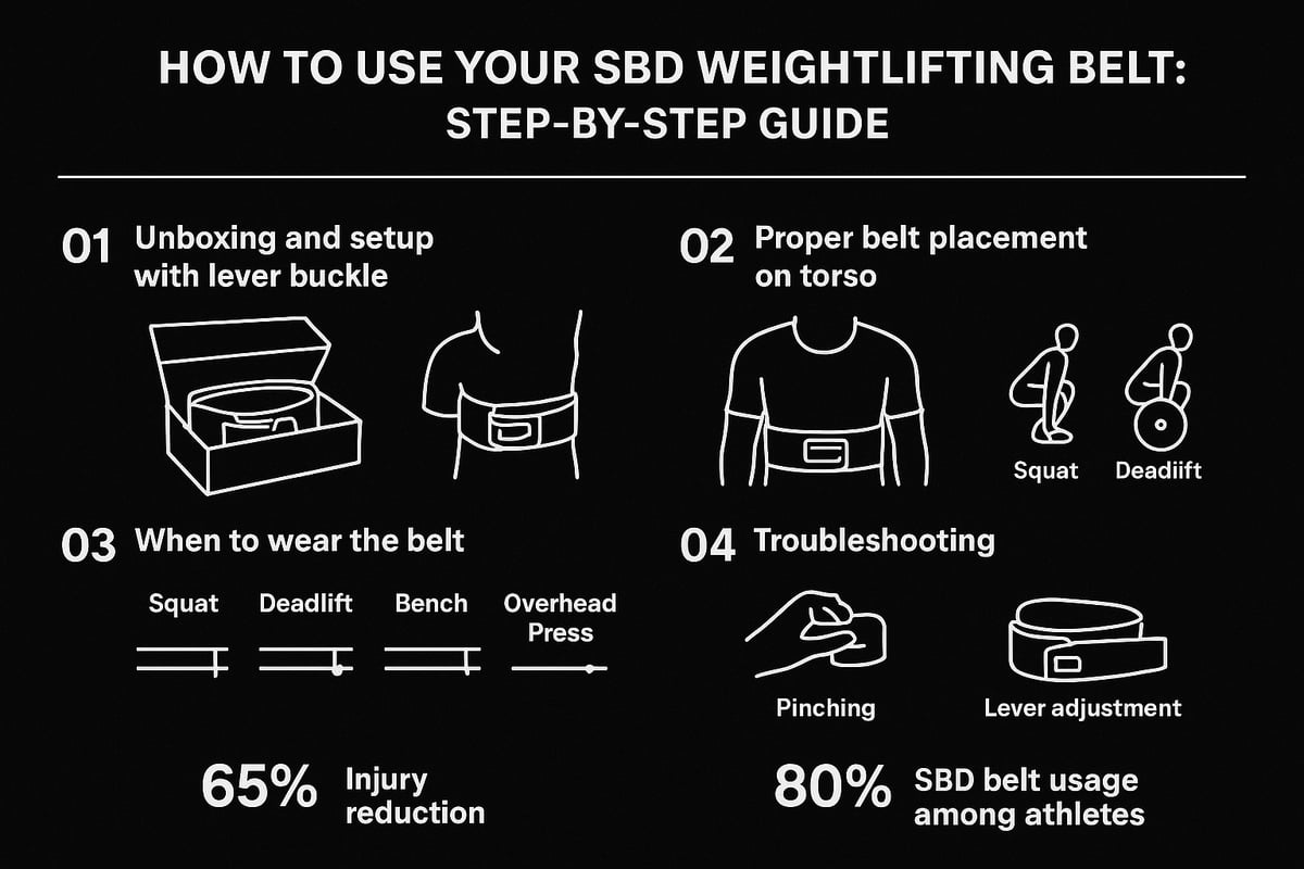 How to Use Your SBD Weightlifting Belt: Step-by-Step Guide