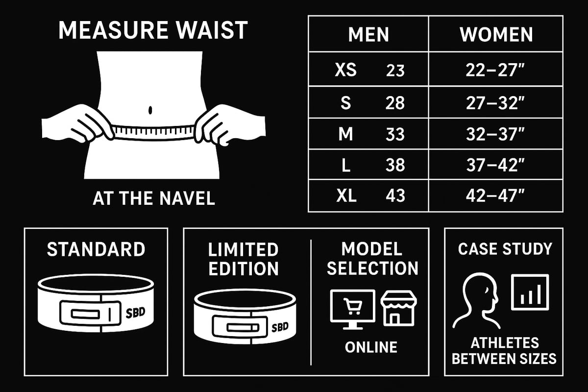 Sizing, Fit & Selection Guide: Choosing Your SBD Belt