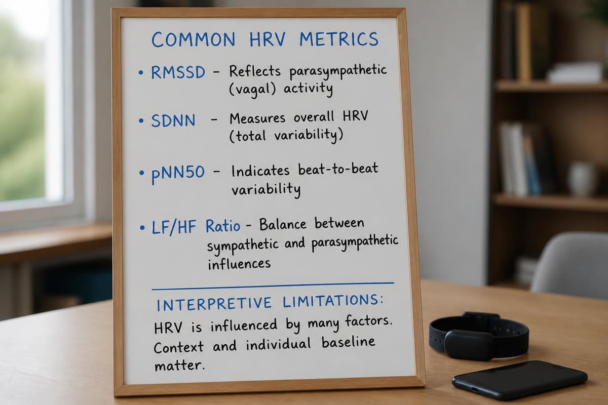 HRV metric definitions