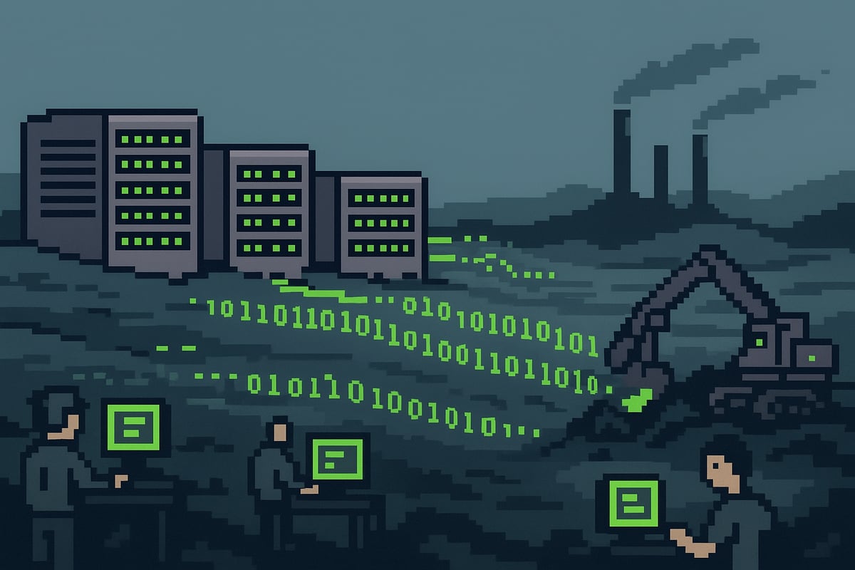 Mapping the Foundations: Data, Labor, and Resources Behind AI