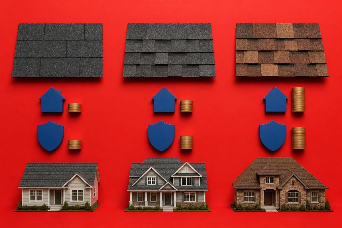Shingle type comparison chart