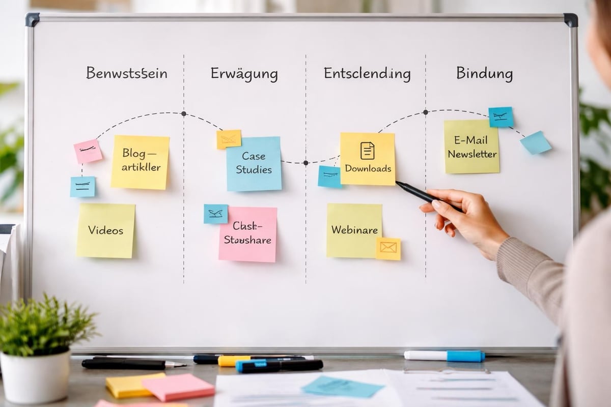 Content-Formate entlang Customer Journey