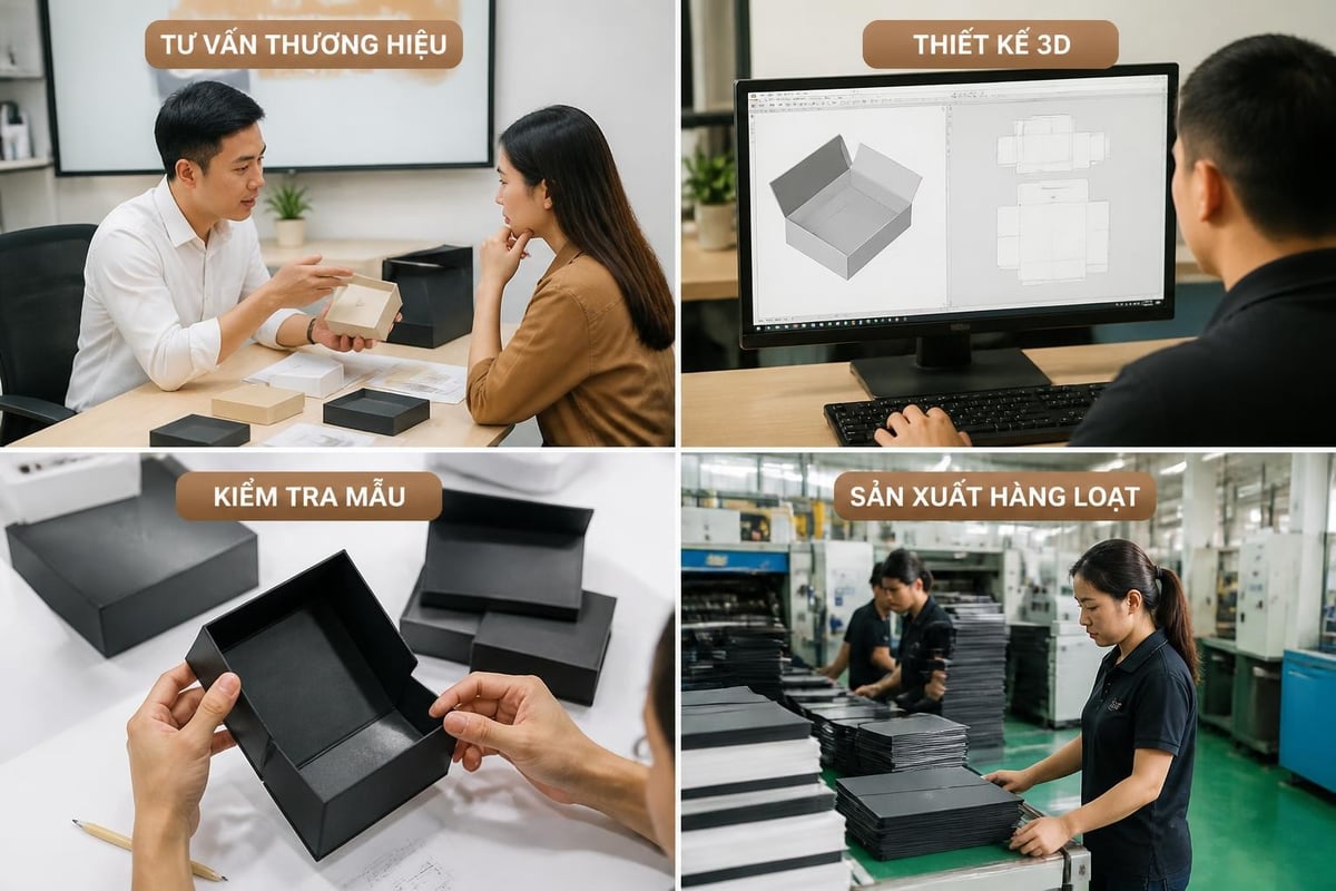 Gift box design process