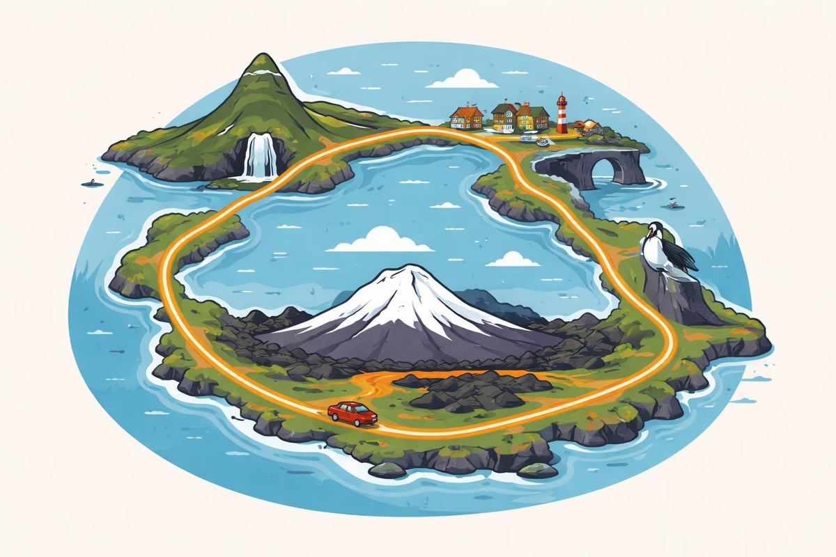 Snaefellsnes tour route