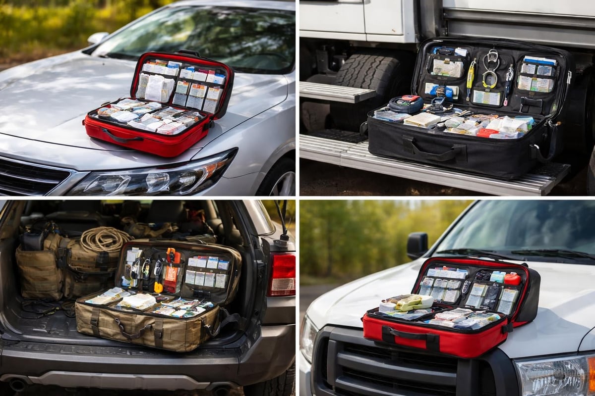 Vehicle-specific first aid customization