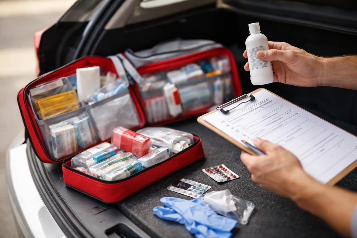 First aid kit maintenance cycle