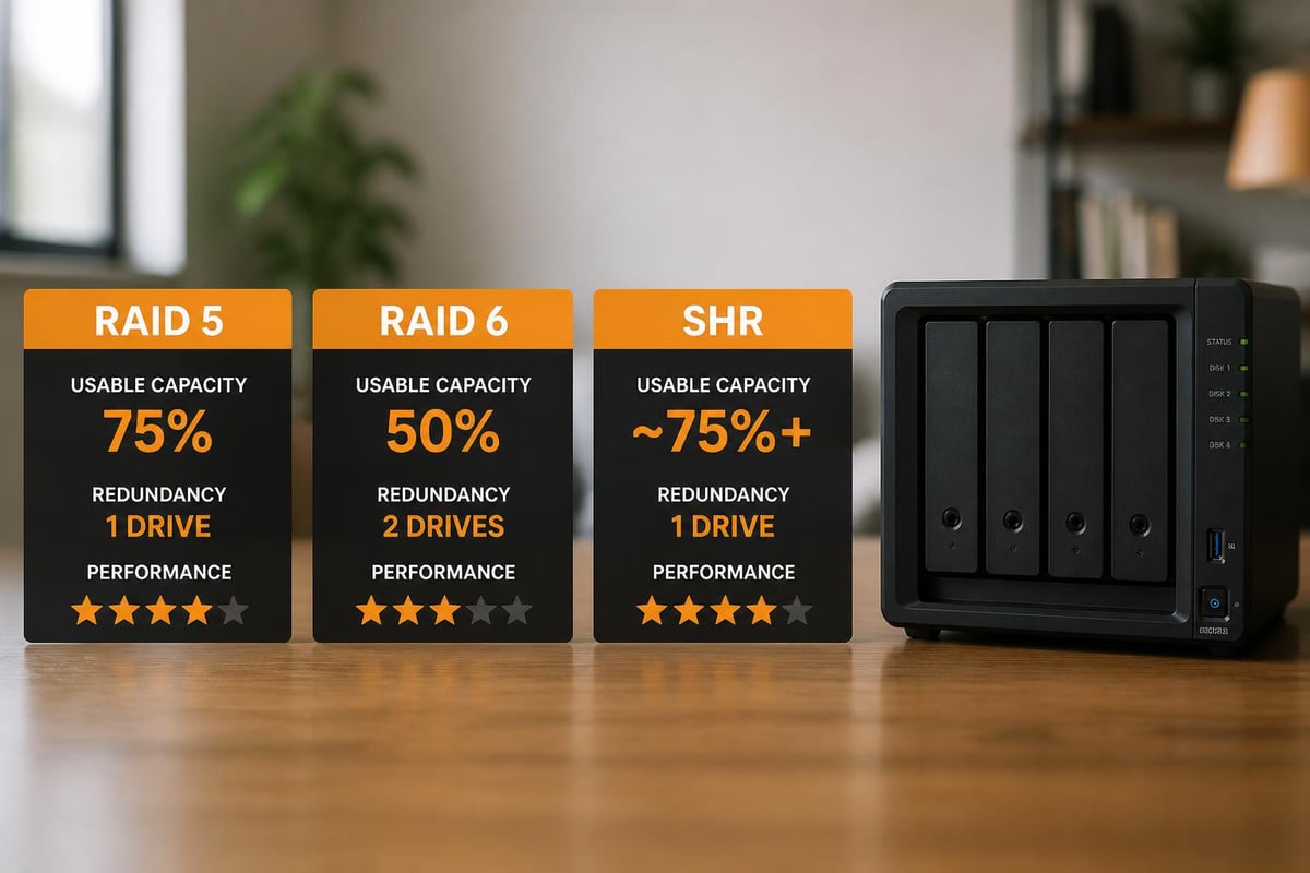 RAID configuration comparison