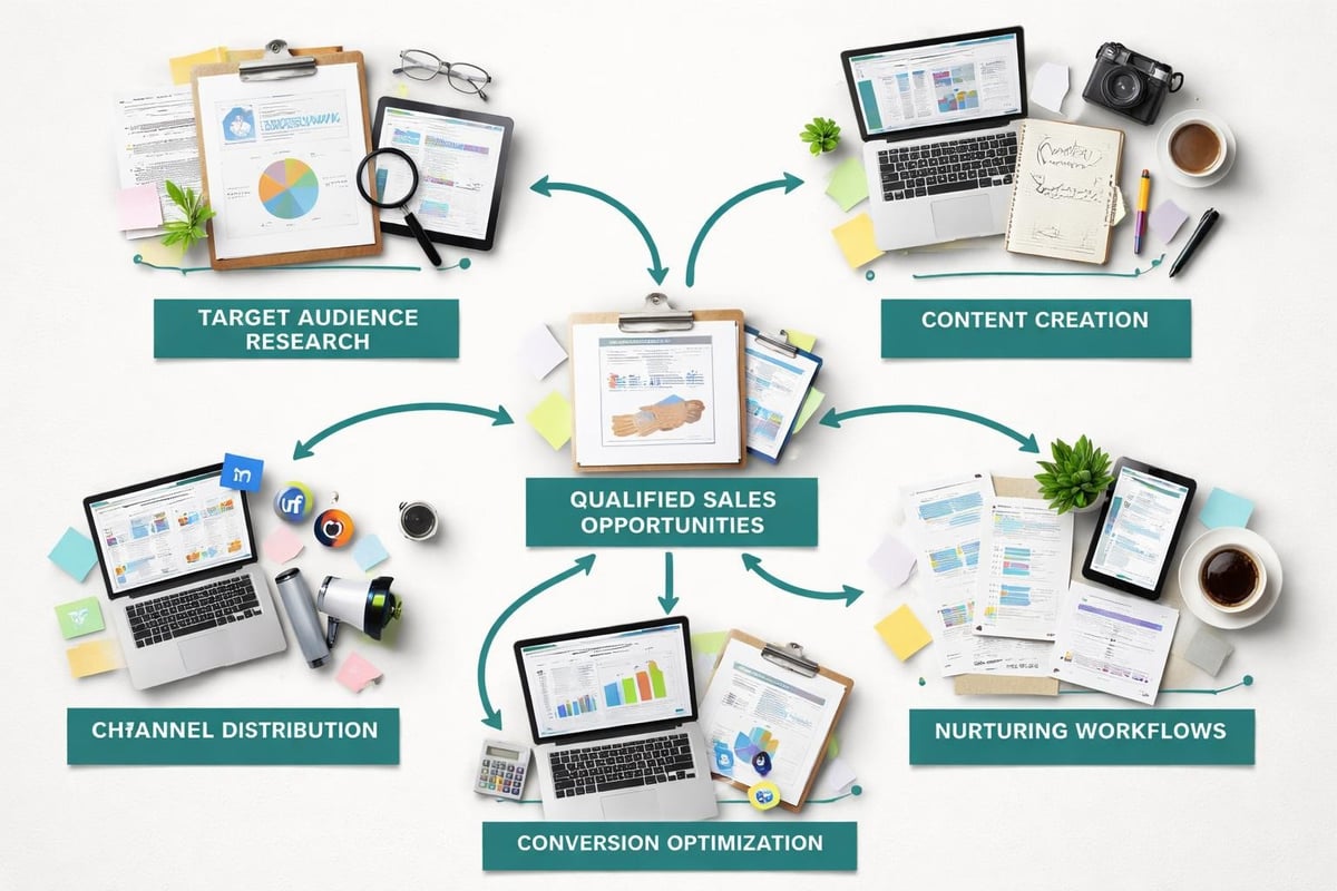 Lead generation components diagram