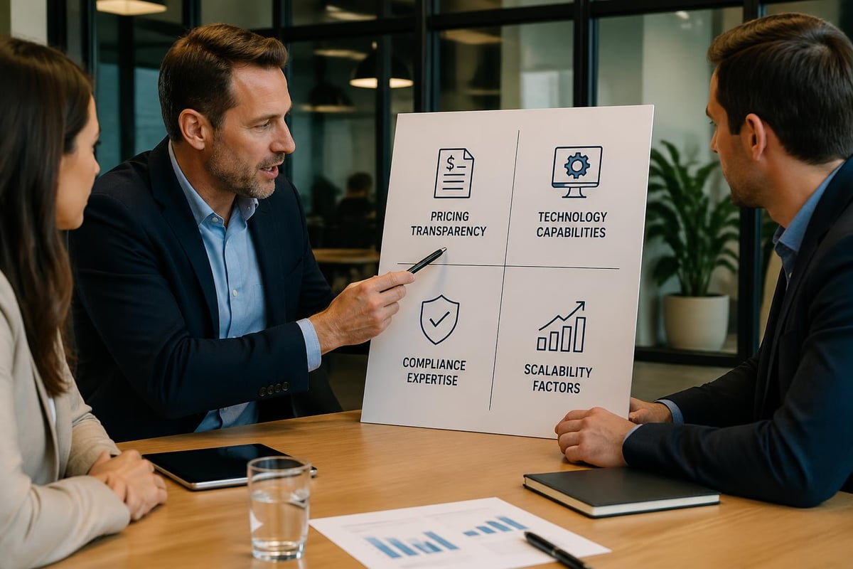 Fulfillment company evaluation criteria