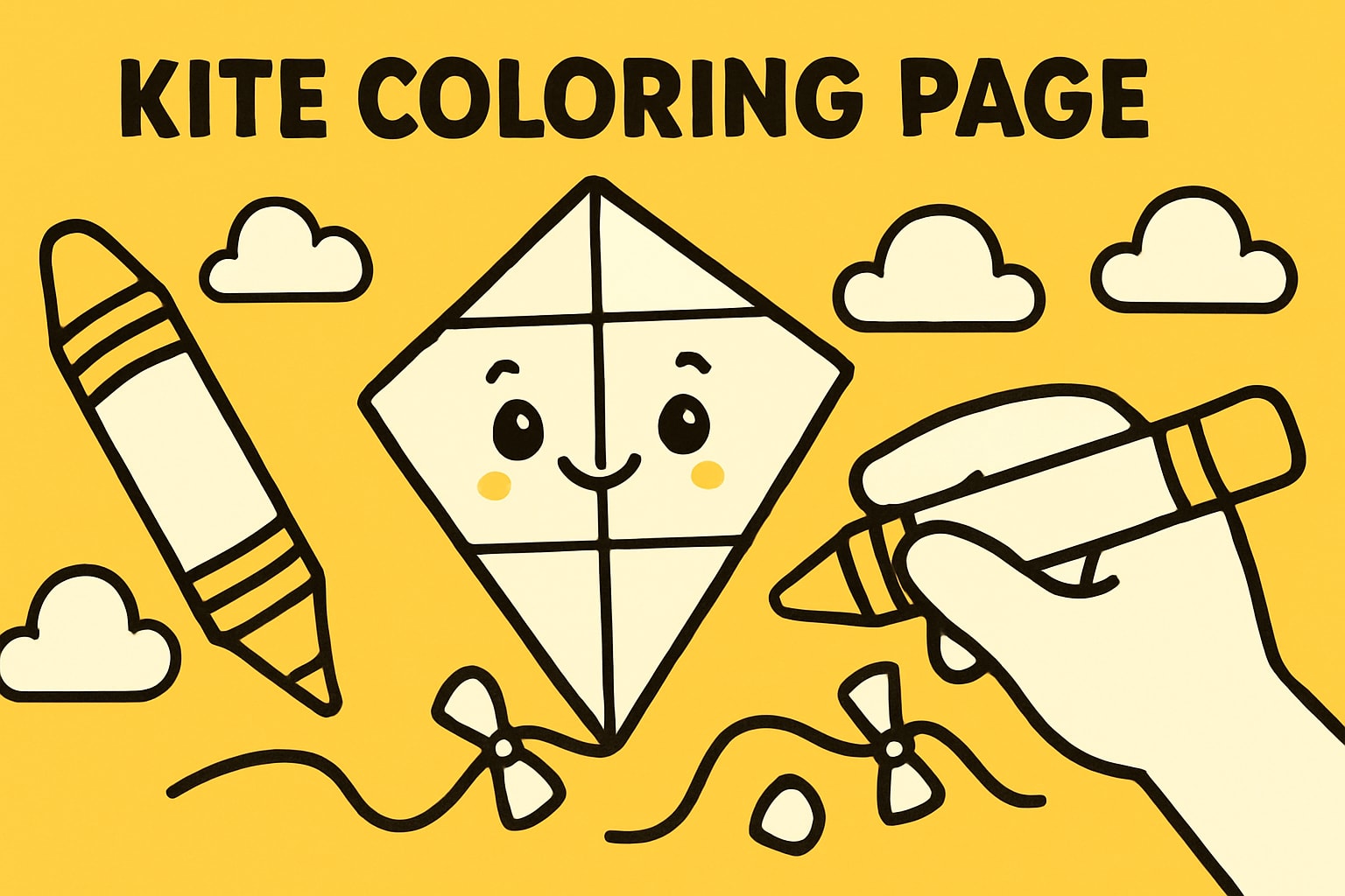 10 Fun Kite Coloring Page Ideas for Kids in 2026