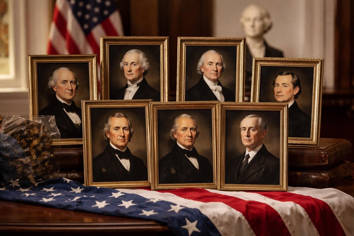 Virginia's eight presidents timeline
