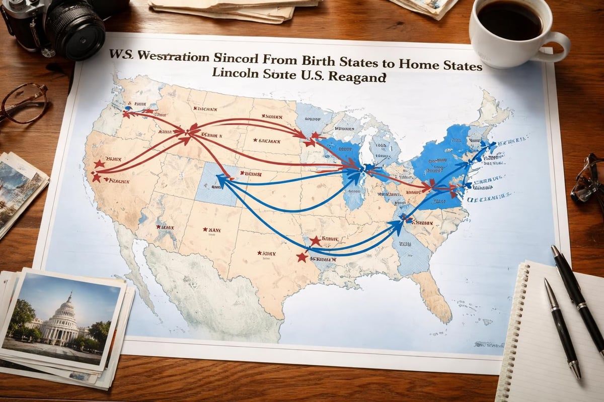 Presidential migration patterns