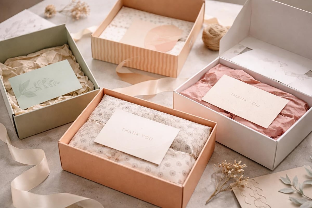 Custom packaging options