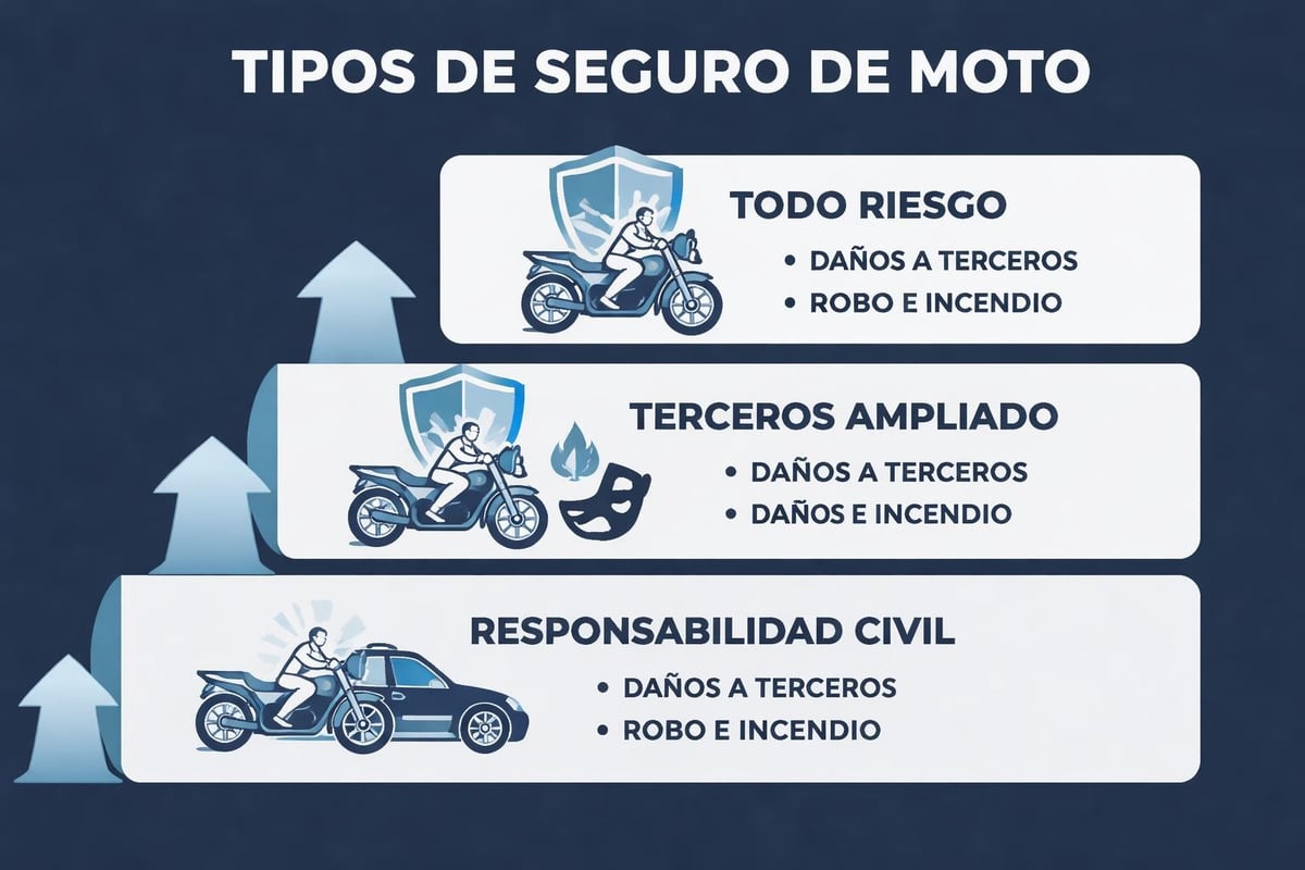 Motorcycle insurance coverage levels comparison