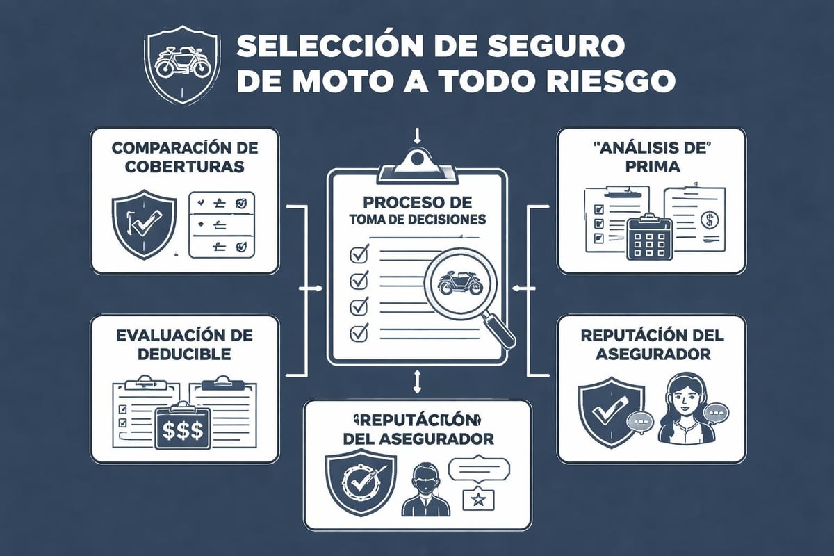 Motorcycle insurance evaluation criteria