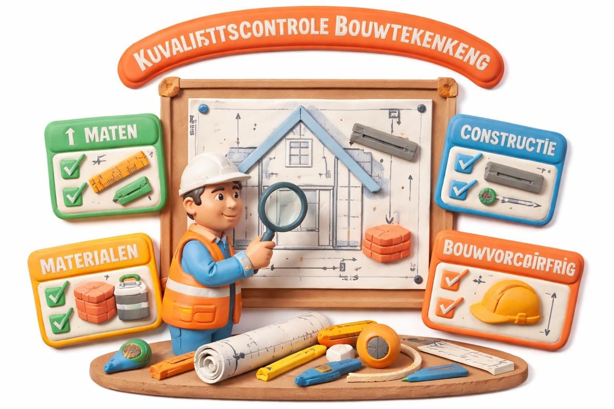 Kwaliteitscontrole bouwtekeningen